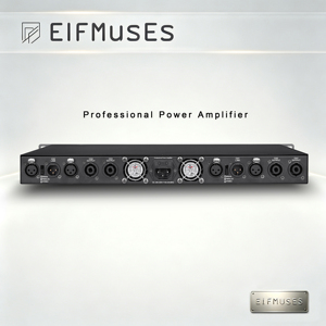 เครื่องขยายเสียงดิจิตอล EIFMUSES AM46 4x600W 1U แบบติดตั้งบนแร็ค 4/8 โอห์ม สองช่องสัญญาณ ระดับมืออาชีพ คลาส D แบบ Passive ตัวเครื่องโลหะ - Product Image 4