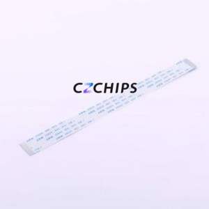 HX FFC-1.0-12P-150mm FFC Cable (Flexible Flat Cable) P=1mm Connector 12P 1mm 0.3mm Non-Inverting - Product Image 1