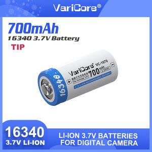 סוללה 16340 פריקה גבוהה 3.7v <span class=keywords><strong>700mah</strong></span> סוללת ליונים גליליים 2.1a דליות VC-1670 - Product Image 6