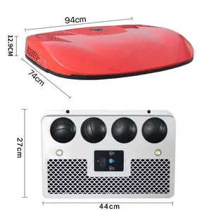 12 volts <span class=keywords><strong>24</strong></span> climatiseurs fendus électriques de stationnement de camion de système à C.A. de <span class=keywords><strong>volt</strong></span> pour le camion - Product Image 1