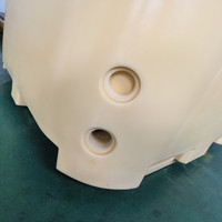Vente en gros de boîtes isothermes de pêche personnalisées en rotomoulage rigide pour transporter du poisson, boîte isotherme de pêche de 1000 litres, personnalisable