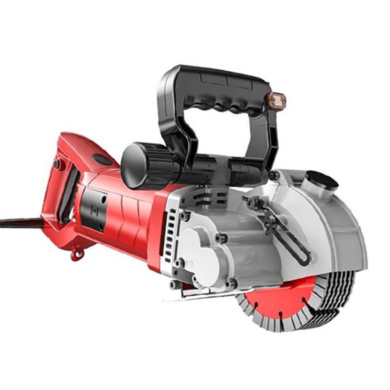 Бетонная стальная штанга, цементный пол, пенопласт, кирпичная стена, канавка, резка стен, прорезка стен, канавочная машина