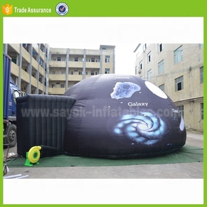 Sayok personnalisable Portable 5m-8m Projection Igloo gonflable Oxford planétarium <span class=keywords><strong>dôme</strong></span> fauteuil roulant entrée enfants extérieur - Product Image 4
