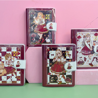Carnet à couverture PVC 50K avec fermeture magnétique, 100 pages colorées, motifs anime et dessins animés, fournitures scolaires pour étudiants, vente en gros
