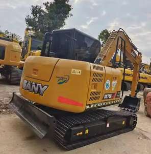 Excavadora usada SANYsy75c de alta eficiencia de trabajo, equipo de construcción Original de China con Motor de alta calidad, precio bajo, gran oferta - Product Image 3