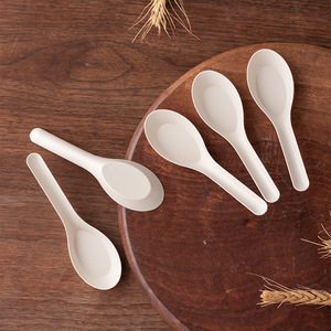 Chất lượng cao cấp 100% thìa phân hủy sinh học làm bằng sợi thực vật, dao kéo bền vững hoàn hảo cho tất cả các loại dịp - Product Image 5