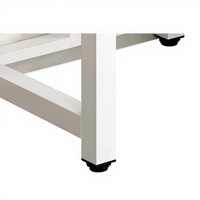 Étagère de rangement double couche pour lave-vaisselle, sèche-linge et lave-vaisselle, à poser au sol, non pliable, superposable, design flexible