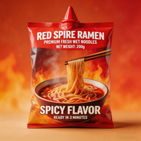 Mie Udon Red Spire Super Pedas Rasa Asia Pedas dengan Garam Rendah, Kemasan Sachet/Box/Plastik/Cup