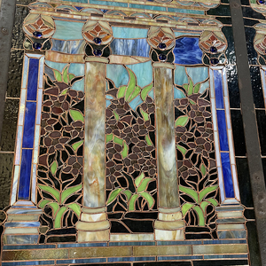 Hojas de vidrieras Tiffany de 3mm Azulejos arquitectónicos Diseño de Arte de vidrio de diamante biselado <span class=keywords><strong>para</strong></span> <span class=keywords><strong>ventanas</strong></span> - Product Image 4