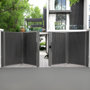 <span class=keywords><strong>Porte</strong></span> pliante en aluminium électrique personnalisée pour appartement, hôtel, <span class=keywords><strong>entrée</strong></span> principale résidentielle, <span class=keywords><strong>porte</strong></span> pliante pour jardins - Product Image 3