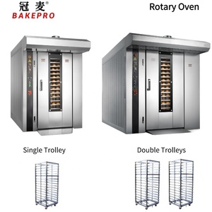 Equipo de panadería tostada, máquina completa para hacer pan, máquina para hacer horno rotativo de gas, tecnología de precio, horno rotativo para pizza - Product Image 4