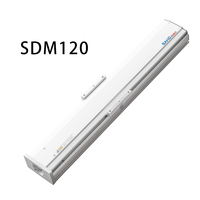 Actionneur linéaire à vis à billes SDM120 avec moteur, charge de 50 kg, vitesse de 1 m/s, structure anti-poussière de précision, matériau en aluminium pour l'automatisation