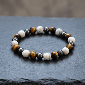 Natural <b>Beaded</b> Gemini Zodiac <b>Crystals</b> Bracelet Tibetan Buddhism Religious Healing Gemstone Set for Spiritual Use & Gift - Product Image 2