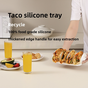 Support de Présentation en Silicone pour Tacos Fiesta – Plateau Rigide ou Souple pour 4 Garnitures - Product Image 4