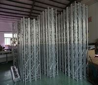 Structure d'éclairage de scène en aluminium pour la boxe, structure de support d'éclairage avec goujon