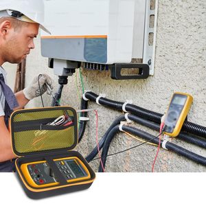 Nieuwe Aankomst Draagbare Elektrische Tester Amper Meter Multi-Meter Harde Draagtas Box Voor <span class=keywords><strong>Fluke</strong></span> 87-v (Alleen Geval) - Product Image 6