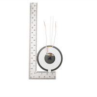 Bobine réceptrice de charge sans fil Qi RX personnalisée en fil blanc avec disque en ferrite pour coque de téléphone, écouteurs TWS, montre connectée