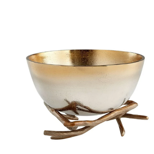 Nuevo centro de mesa de forma elegante, frutero decorativo, mesa de cena, cuenco para servir comida de Metal pulido brillante por exportador indio - Product Image 5