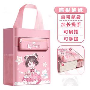 Capybara Student Tote Bag Waterproof Canvas Square Book Bag With Pen Pouch For School Trip - Product Image 5