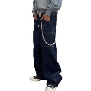 Wholesale Classic Blank Double <b>Waist</b> <b>Men</b> <b>Jeans</b> <b>High</b> Quality Japanese Selvedge Denim <b>Jeans</b> Red Self Edge Cotton Raw Denim <b>Jeans</b> - Product Image 3