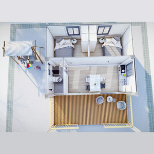 PTH Maison conteneur extensible, unité d'habitation autonome, maison de luxe, conteneurs préfabriqués de 20 pieds à vendre et à louer - Product Image 3