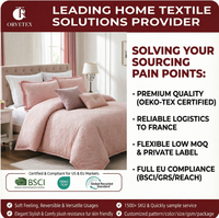 Couette en tissu jacquard de qualité supérieure, 100% polyester, garnie de rembourrage, douce et chaude, pour la maison, l'hôtel, la chambre à coucher, ensemble de literie