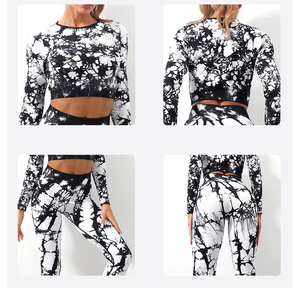 Vêtements d'entraînement <span class=keywords><strong>Tie</strong></span> <span class=keywords><strong>Dye</strong></span>, vêtements <span class=keywords><strong>de</strong></span> Gym, Fitness, Yoga, vêtements <span class=keywords><strong>de</strong></span> Sport, Sexy, ensemble <span class=keywords><strong>de</strong></span> Leggings <span class=keywords><strong>de</strong></span> Yoga pour femmes - Product Image 6