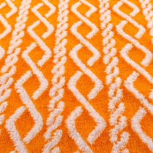 Vải Lông Cừu Jacquard Sherpa 3D Trực Tiếp Từ Nhà Máy Vải Lông Cừu Jacquard 3D Ấm Áp Mềm Hai Mặt OEM - Product Image 3