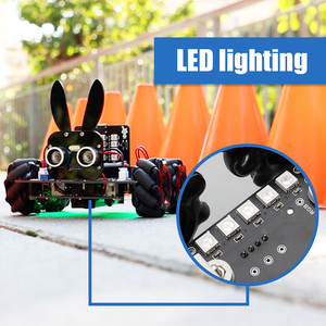 Tscinbuny <span class=keywords><strong>Kit</strong></span> mobil <span class=keywords><strong>Robot</strong></span> mudah dirakit, dengan penghenti rintangan ultrasonik kontrol Bluetooth sensor tambahan UNTUK <span class=keywords><strong>Arduino</strong></span> - Product Image 4