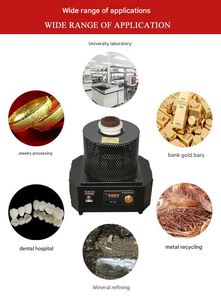 Nouveau four à induction pour la fusion des métaux, pour la ferraille, l'acier, le cuivre, l'aluminium, garantie 1 an, multi-tension (110-440V), circuit imprimé - Product Image 5