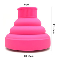 Diffuseur de sèche-cheveux en silicone pliable professionnel pour salon, durable, haute température, outils de barbier portables