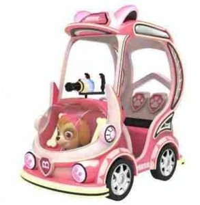 Coche de juguete eléctrico para niños con diseño de dibujos animados Ao Bing, con luces LED y juego de disparos para uso en interiores/exteriores en el hogar. - Product Image 3