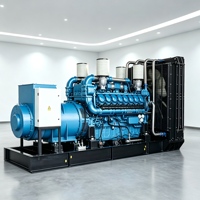 Genset Diesel Weichai Tugas Berat 100-1000KW Tipe Terbuka untuk Pasokan Lokasi Konstruksi