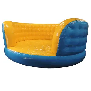 Çılgın su sporları sıcak satış bir kişi şişme çekilebilir sallar kanepe şişme çekilebilir kanepe