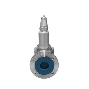 Válvula de alivio de seguridad con resorte COVNA PN16 de acero inoxidable con brida 304 Resistencia a medios de alta temperatura - Product Image 1