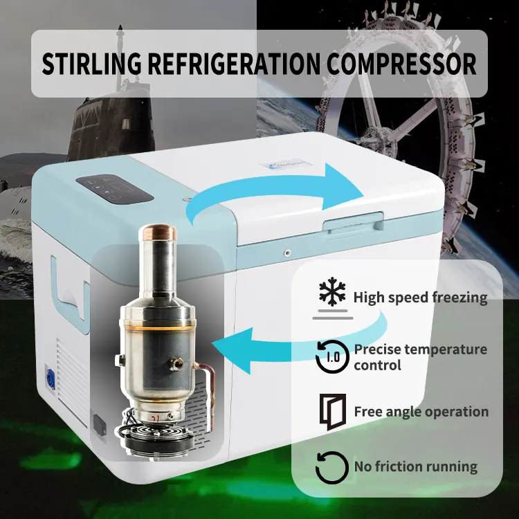 25l Ultra Low Temperature Deep Freezer 12v Dc Solar -86 Degree Portable Ultra Low Temperature Freezer