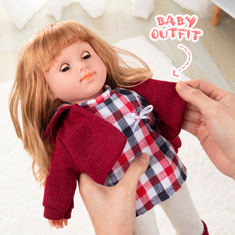OEM 15 дюймов новорожденные пользовательские реалистичные американские куклы с аксессуарами силиконовый комплект для девочек куклы новорожденные для детей