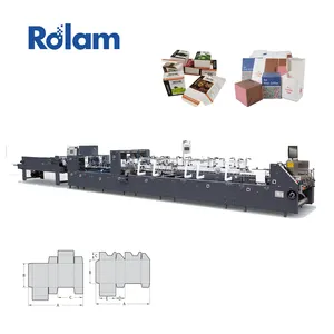 Rolam sebagai seri E seruling 4 lipat kotak manis kecil mesin pelitur lipat Zhejiang baru Luolan Folder Gluer
