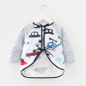 Bavoirs à manches longues pour bébés de 0 à 48 mois, imperméables, réutilisables, avec poche - Product Image 6