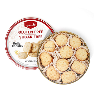 Healthy Gluten <strong>Free</strong> <strong>Sugar</strong> <strong>Free</strong> Variety Tin Vegetarian Cookies High-fiber <strong>Digestive</strong> <strong>Biscuits</strong> - Product Image 5