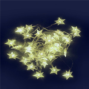 Sao Cổ Tích Đèn, Sunnest Chuỗi Đèn Ấm Trắng 50 <span class=keywords><strong>LED</strong></span> 6M Trang Trí Sét Cho Đảng Giáng Sinh - Product Image 5