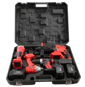 Nouvel ensemble d'outils multifonctionnels de 124 pièces comprenant une perceuse à percussion au lithium et un coffret à outils avec support OEM - Product Image 5