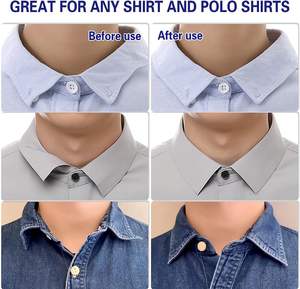 Parches Desechables Autoadhesivos PARA EL Cuello, <span class=keywords><strong>Moldeador</strong></span> de Borde Antivorsión, No Rizo, Polo, Camisa, Cuello, 30 Unidades - Product Image 5
