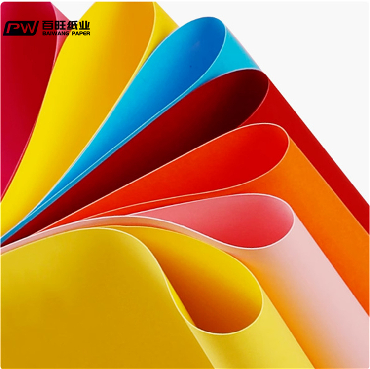 Manufacture Supply Coated 165/175/215gsm Color Cardboard Handmade DIY Colored Craft Board Paper