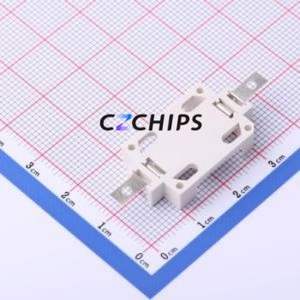 BS-06-B4AK014 Button & Strip Battery Connector SMD Connector Battery Holder CR2032 Phosphor Bronze Tin - Product Image 2