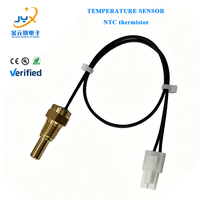Sensor de Temperatura Termistor NTC 10K B3950 con Sonda de Latón G1/8 para Refrigerante de Motor Automotriz, Aceite y Agua, OEM Personalizado
