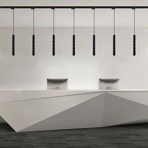 Cómo brillante lámpara colgante LED moderna tubo largo <span class=keywords><strong>de</strong></span> <span class=keywords><strong>aluminio</strong></span> negro colgante con chip LED <span class=keywords><strong>de</strong></span> marca y controlador para Decoración - Product Image 6