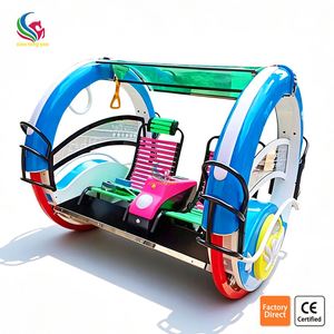 Coche Eléctrico Comercial de 2 Plazas con Luces LED para Niños, Atracción de Columpio Rodante para Parques de Diversiones Interiores y Exteriores - Product Image 6
