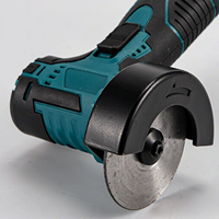 Mini-meuleuse d'angle sans fil portable avec déclencheur coulissant, moteur sans balais, disque de meulage en acier inoxydable pour bricolage