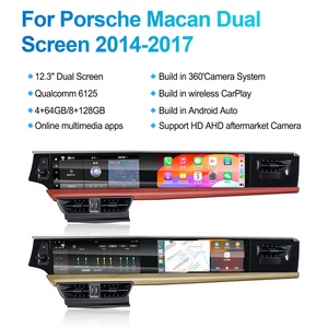 Navihua Android Car Radio Co-pilot Entertainment GPS Navigation Car DVD Player for Porsche Macan 2014-2017 Carplay <b>Auto</b> Radio - Product Image 2